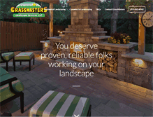 Tablet Screenshot of gograssmasters.com